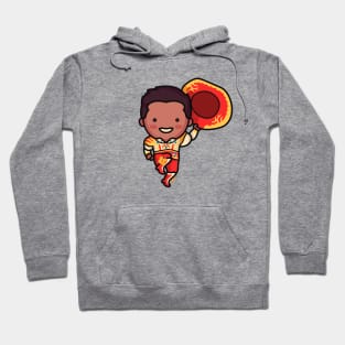 Cute Bolivian Dancer in Traditional Clothing Cartoon Hoodie